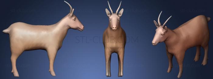 3D model Chamois (STL)